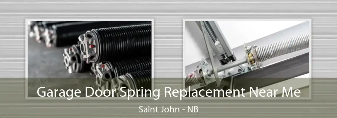 Garage Door Spring Replacement Near Me Saint John - NB