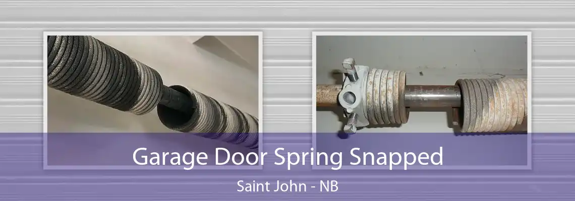 Garage Door Spring Snapped Saint John - NB