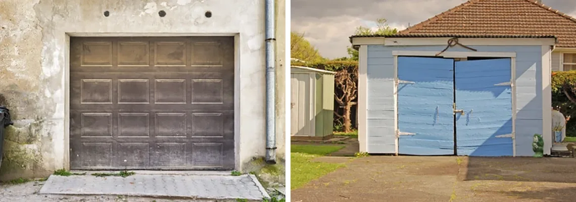Rotten Steel Garage Door Repair in Saint John, New Brunswick